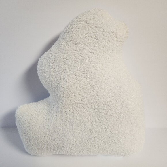 Peanuts Snoopy Surfing Pillow 14x15 Decorative Pictorial Sherpa Soft New - Picture 3 of 5